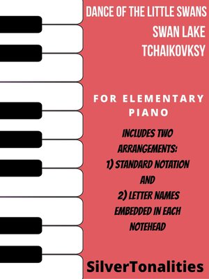 cover image of Dance of the Little Swans Swan Lake Elementary Piano Sheet Music Combo